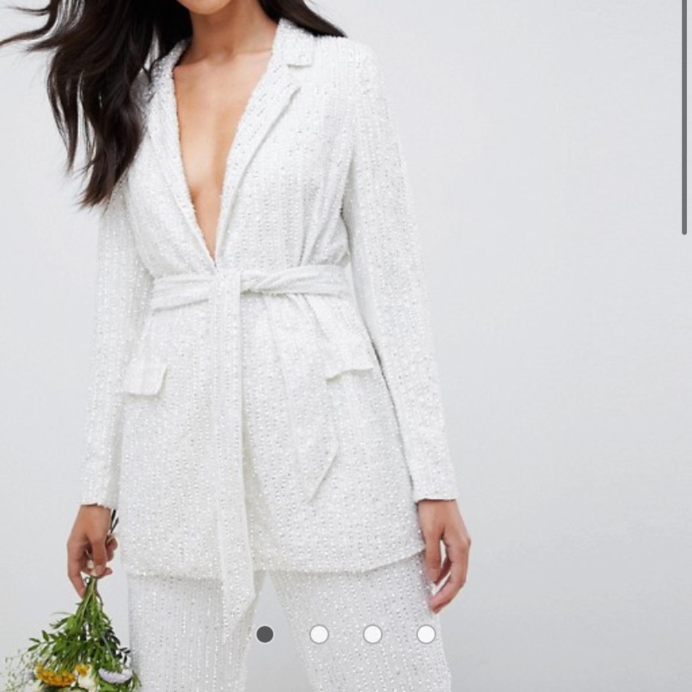 ASOS EDITION Embellished Suit Jacket